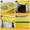 Kids Play Tent Foldable Pop Up School Bus Tent Portable Children Baby Play House W/ Carry Bag For Indoor Outdoor Use