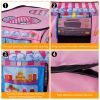 Kids Play Tent Foldable Pop Up Ice Cream Bus Tent Portable Children Baby Play House W/ Carry Bag For Indoor Outdoor Use