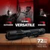 Observer Tools 1000 Lumen LED Rechargeable Flashlight - Power Bank, Dual Power, Magnet, Zoom, Waterproof, Tactical, Professional-Grade Quality