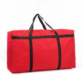 Waterproof Oxford Fabric Storage Bag Different Specifications Moving Bag for Clothes, Quilts, Shoes, Convenience for Home Storage, Travelling (Color: Red, size: XL)