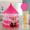 Kids Play Tent Foldable Pop Up Children Play Tent Portable Baby Play House Castle W/ Carry Bag Indoor Outdoor Use