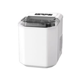 Portable Ice Maker Machine for Home Bars Coffee Shop (Type: Ice Maker, Color: White)