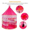 Kids Play Tent Foldable Pop Up Children Play Tent Portable Baby Play House Castle W/ Carry Bag Indoor Outdoor Use