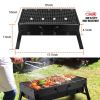 Outdoor Camping Picnics Garden Grilling Foldable Portable BBQ Grill