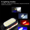 Powerful COB Work Light Rechargeable LED Flashlight Adjustable Waterproof Camping Lantern Magnet Design with Power Display